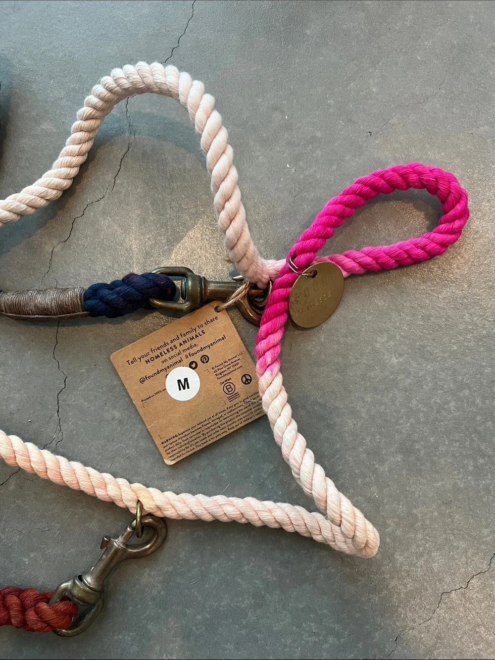 Ombré Rope Dog Leash